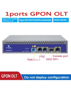 GPON 1 Port OLT 1:128 Compatible XPON ONU SNMP FTTH Mini Telnet CLI WEB manage function Single Port vsol