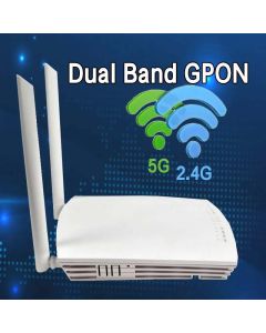 GM620 GPON ONU ONT Second-Hand FTTH Dual Band 1GE 3FE 1POT 2USB 2.4G/5G wifi in English version modem network terminal