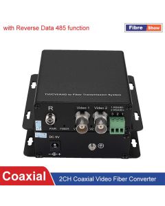 1 Pair 2 Pieces/lot CVI TVI AHD Video optical transceiver CCTV System 2CH coaxial HD fiber optic converter Transmitter & Receiver