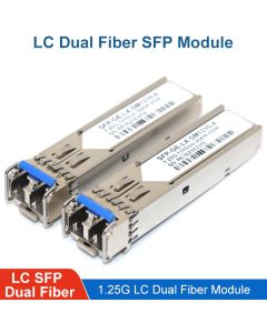 Gigabit SFP Module LC connector 1.25G BiDi 1310nm/1310nm WDM switch SFP Transceiver module with DDM Function Single Mode Dual Fiber
