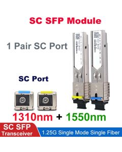SC SFP Module Transceiver 1.25G Single Mode Single Fiber