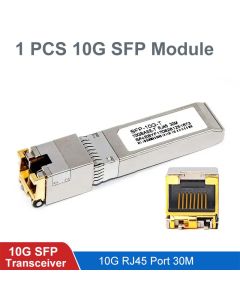 SFP+ module RJ45 10G transceiver SFP Copper RJ45 connector SFP module Gigabit Ethernet port